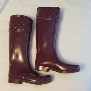 Hunter Rainboots in Plum/Purple